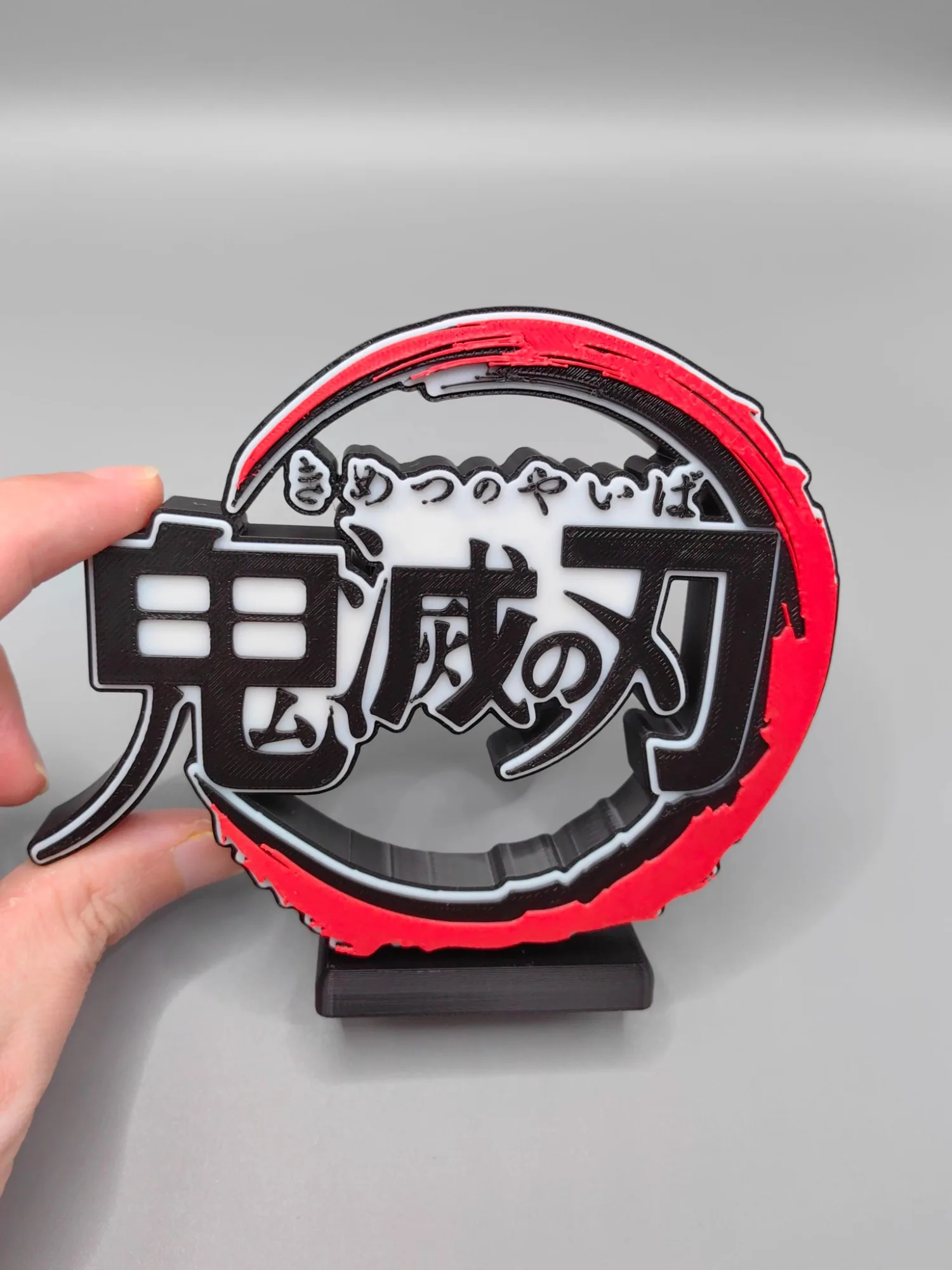 Anime Cosplay Title - Аниме Kimetsu No Yaiba 3D логотип,