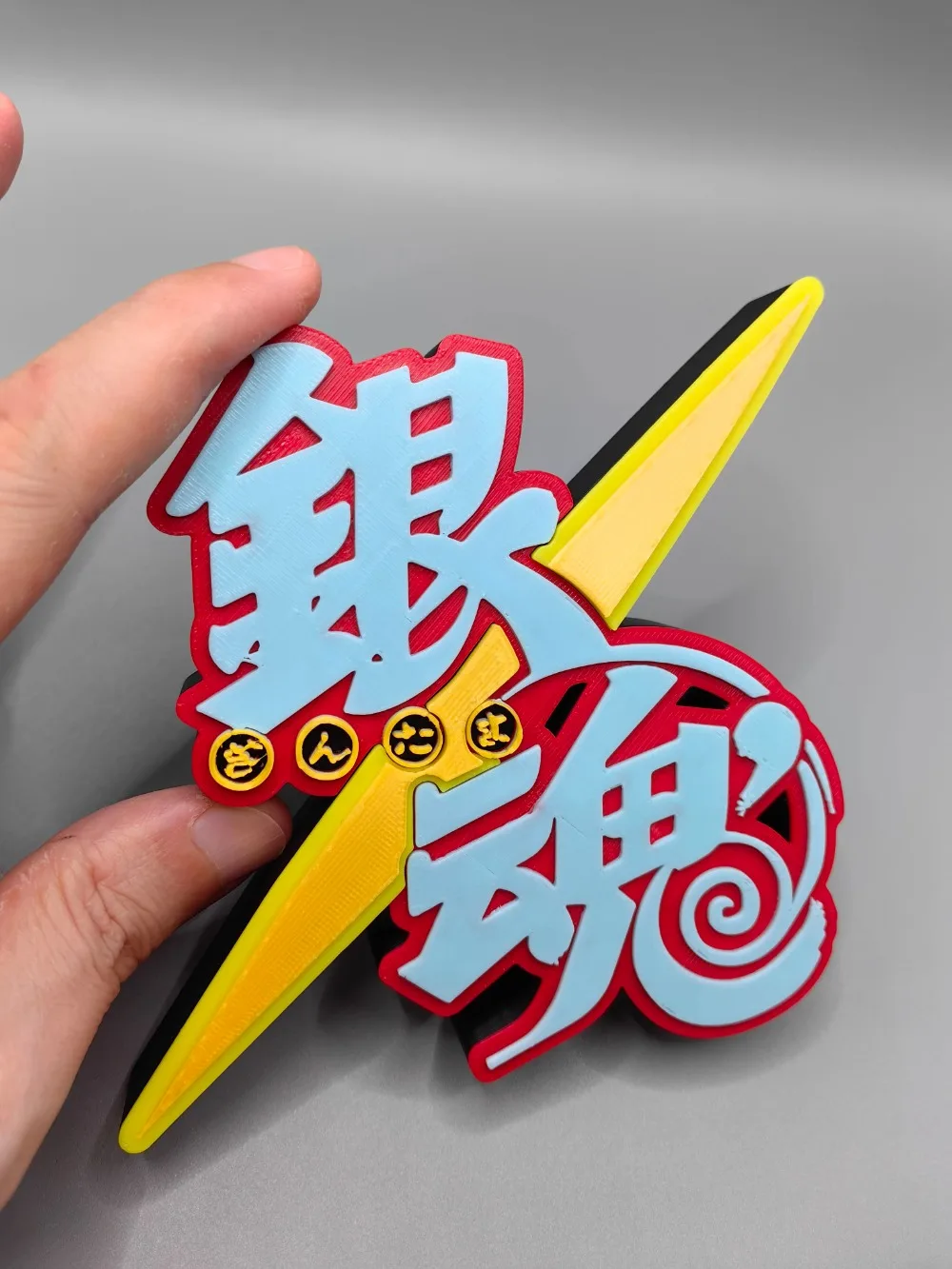 Anime Cosplay Title - Аниме Gintama Title Модель Кукла 3D