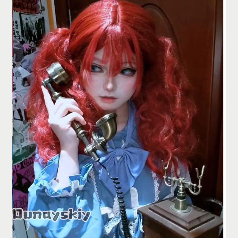 Anime Cosplay Red Hair - Костюм для косплея по игре Hemera*/Poppy