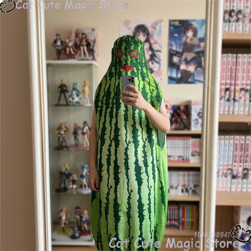 Anime Cosplay Tiktok - Забавный зеленый комбинезон для косплея в