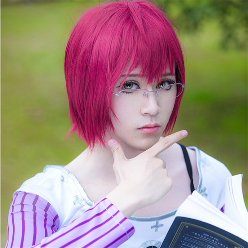Anime Cosplay Red Hair - Парик для косплея Gowther из аниме