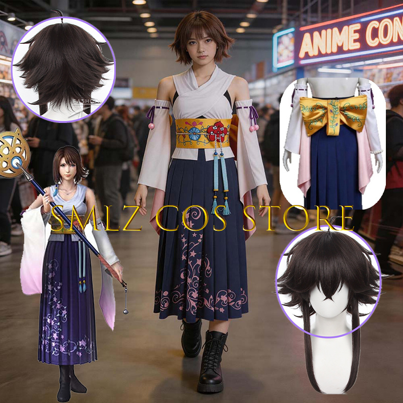 Anime Cosplay Clothes - Костюм для косплея Yuna из FF10