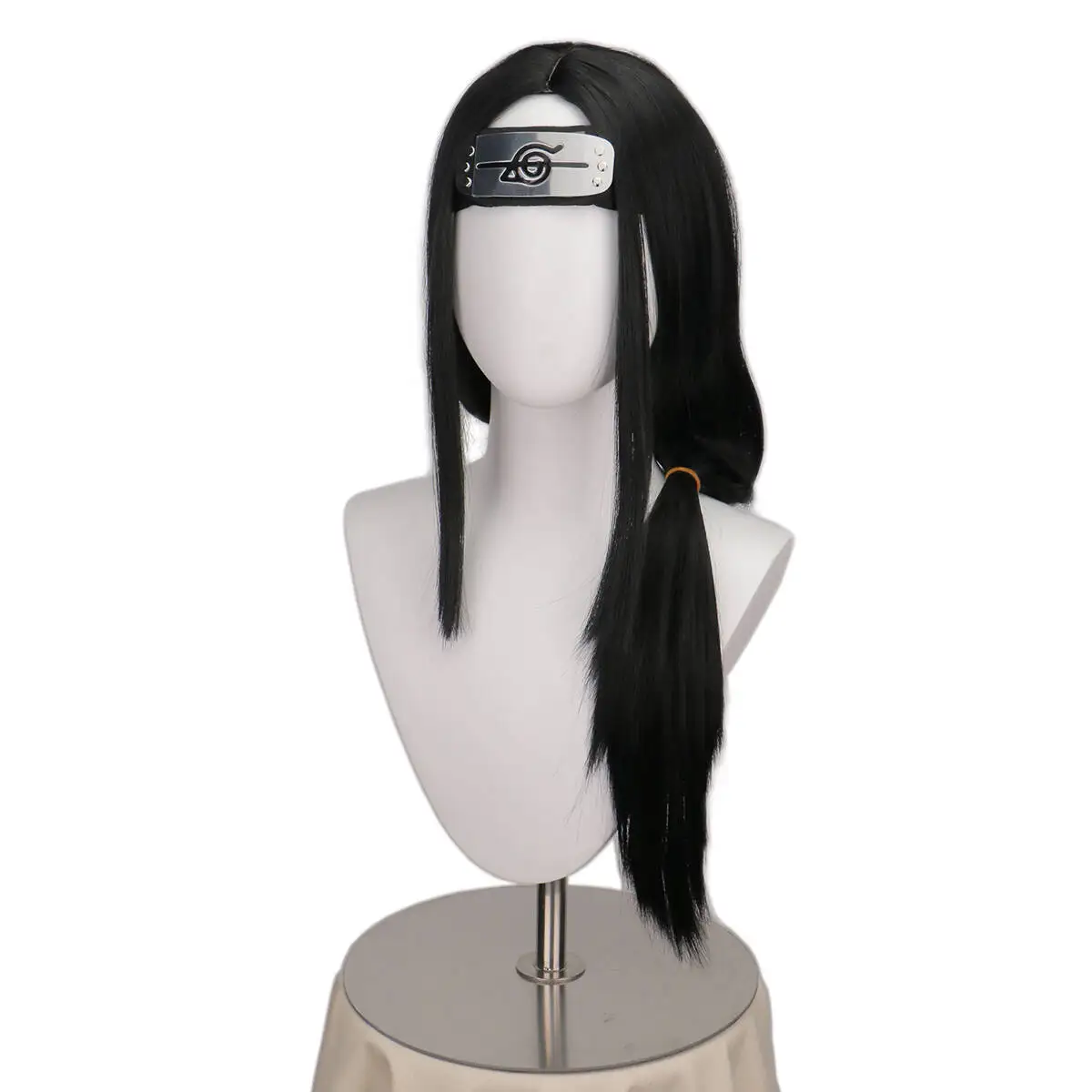 Anime Cosplay Long Black Hair - Новый термостойкий парик из синтетических волос
