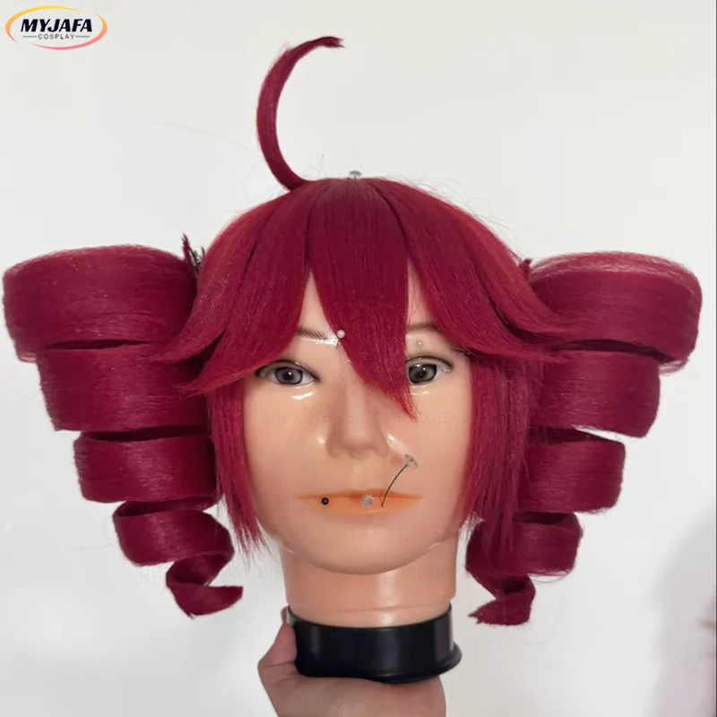 Anime Cosplay Red Hair - Парик для косплея Касане Тето в
