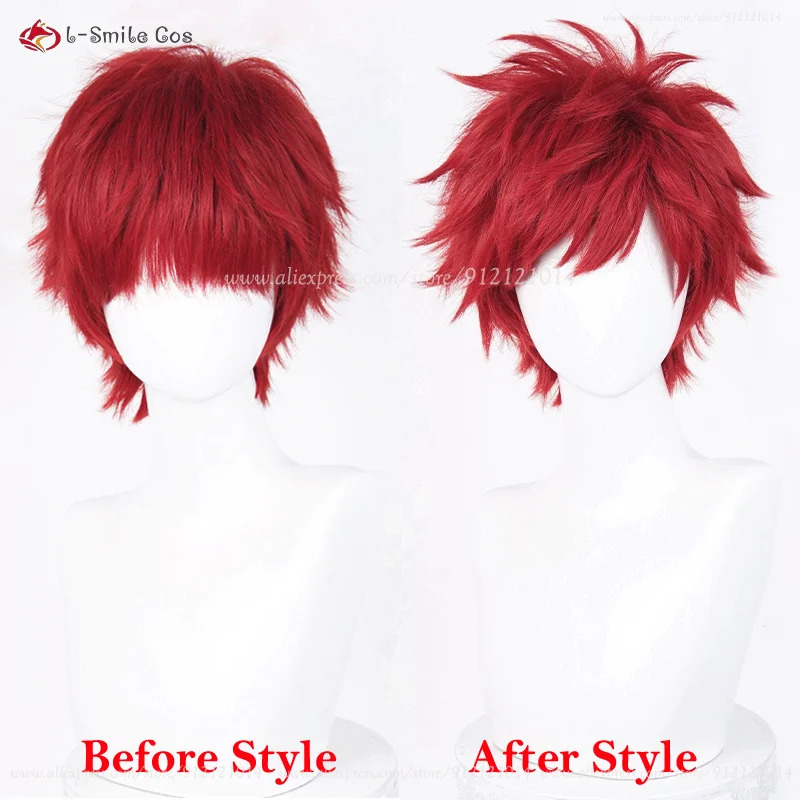 Anime Cosplay Red Hair - Аниме Рейнхард Ван Астрареа Косплей 30