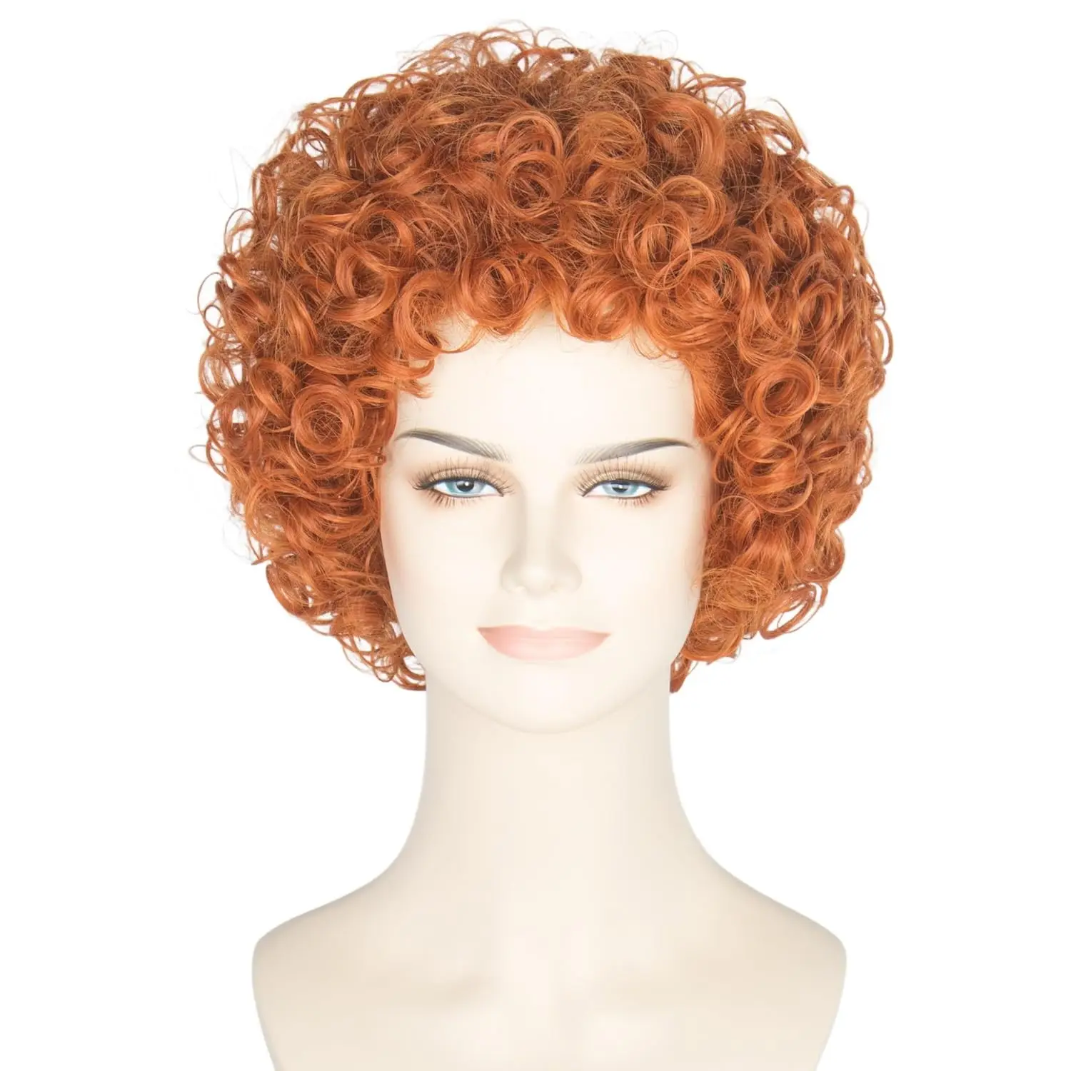 Женский короткий вьющийся пари – обзор и цена Anime Cosplay Red Hair