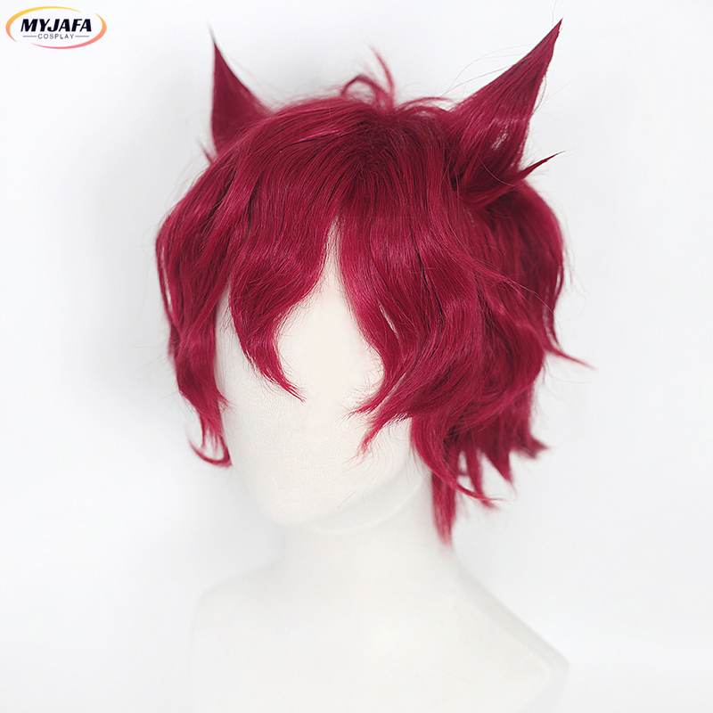 Sett Косплей Парик Игра LOL He – обзор и цена Anime Cosplay Red Hair