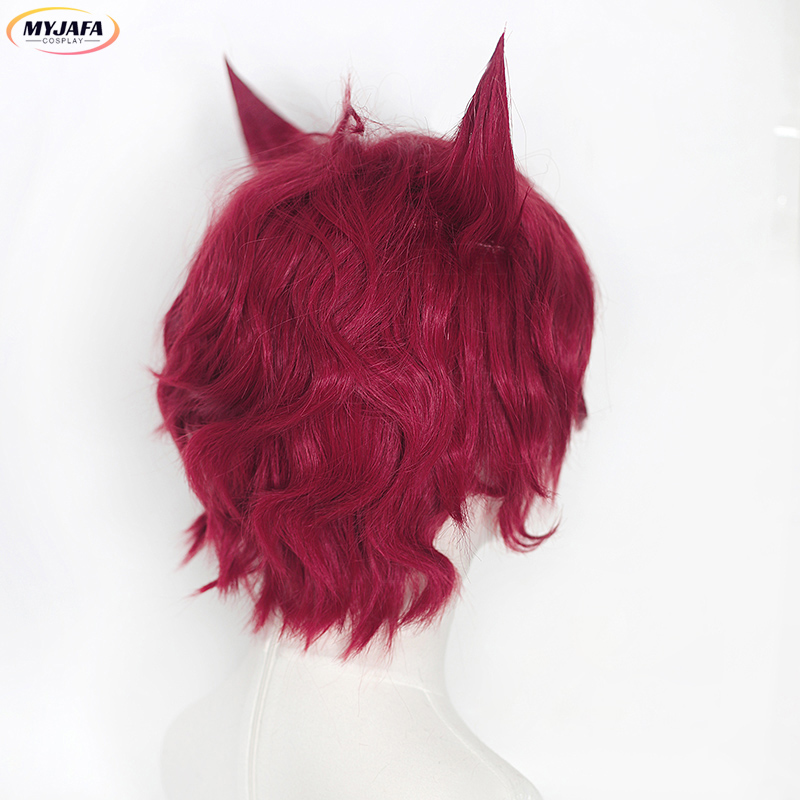 Sett Косплей Парик Игра LOL He – обзор и цена Anime Cosplay Red Hair