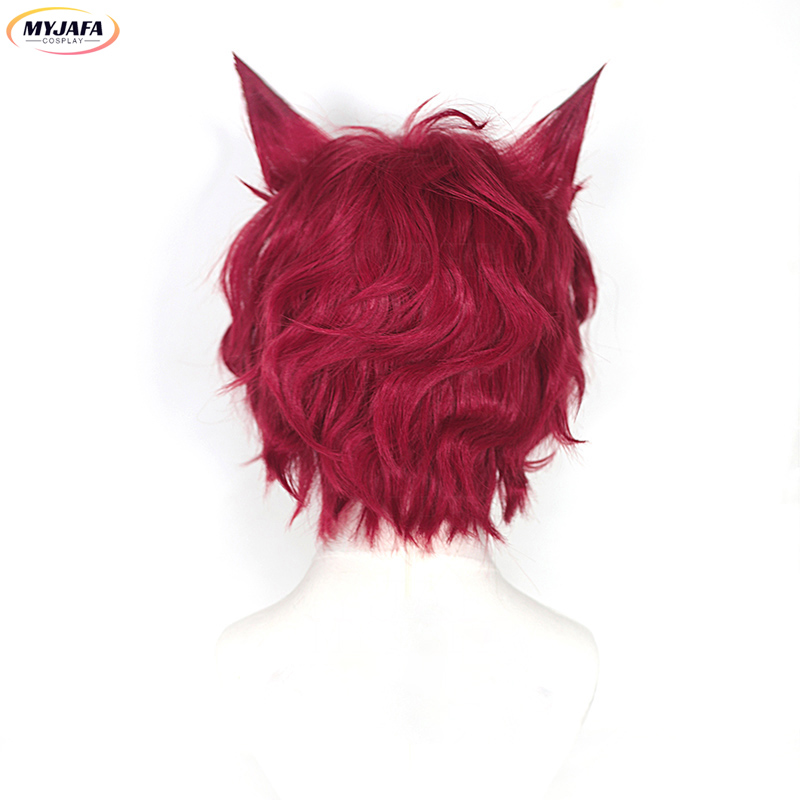Sett Косплей Парик Игра LOL He – обзор и цена Anime Cosplay Red Hair