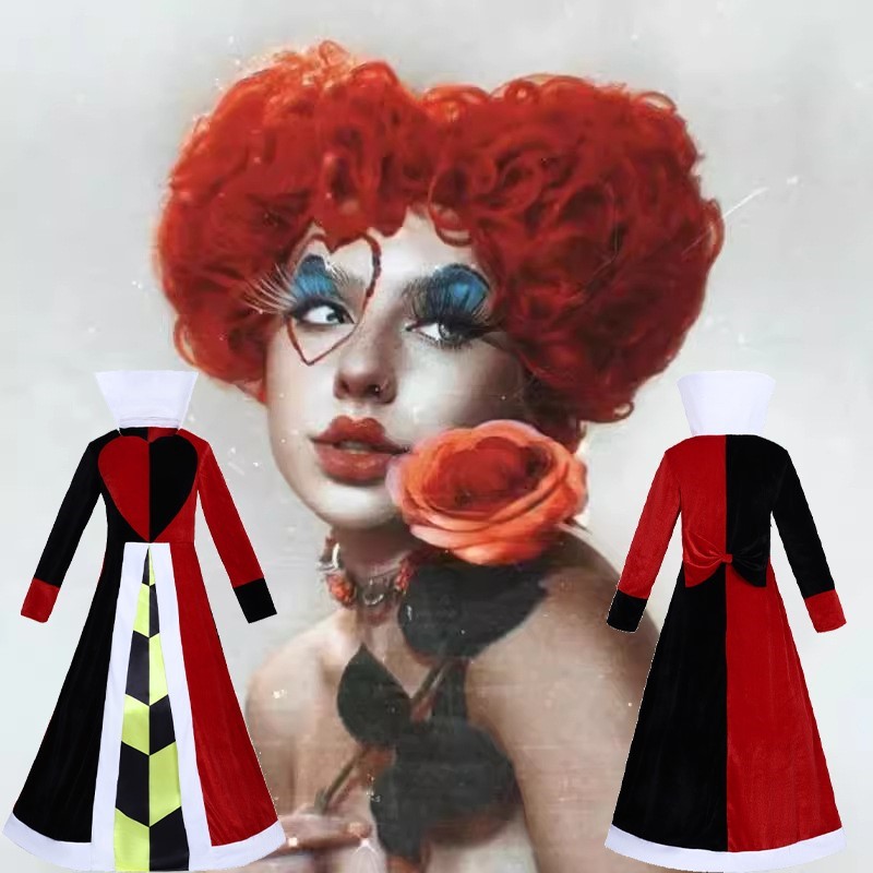 Королева Аниме Красное Сердце  – обзор и цена Anime Cosplay Red Hair