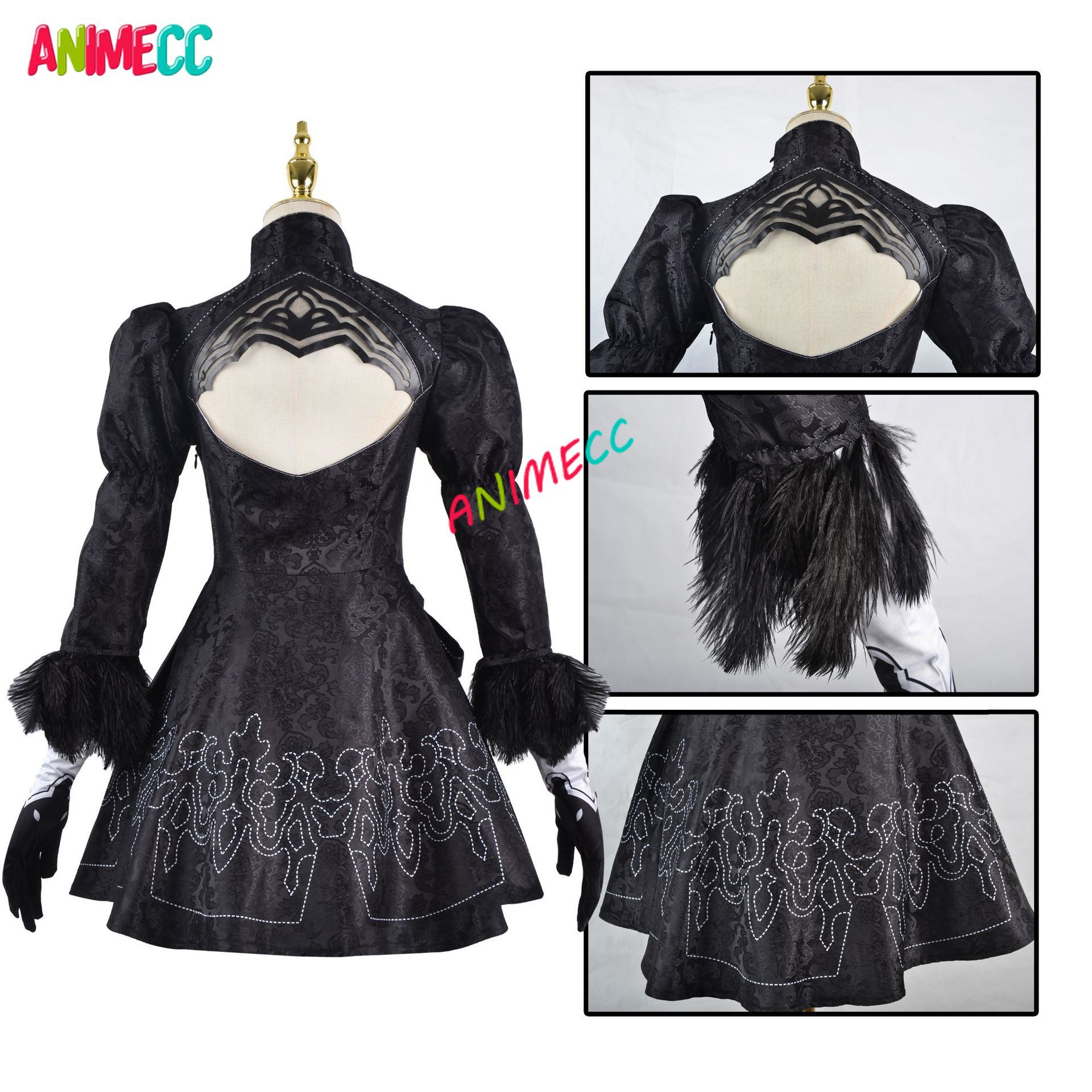 ANIMECC в наличии S-3XL 2B Nie – обзор и цена Anime Cosplay Eyes