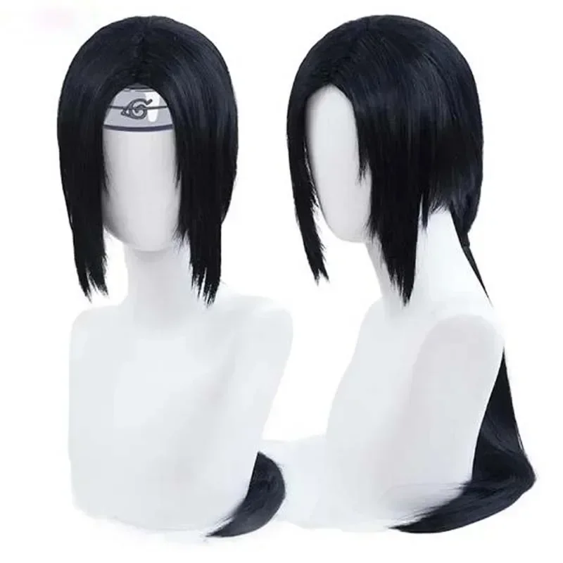 Новый парик для косплея Учиха  – обзор и цена Anime Cosplay Long Black Hair