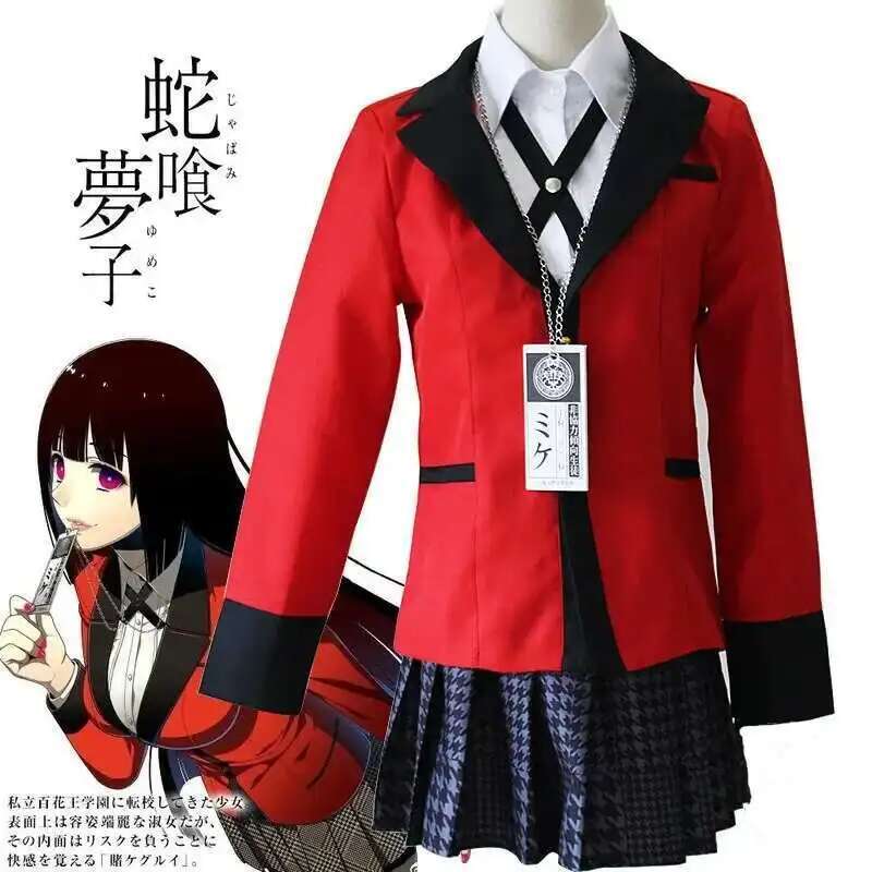 Аниме Kakegurui Jabami Yumeko  – обзор и цена Anime Cosplay Japanese Girl