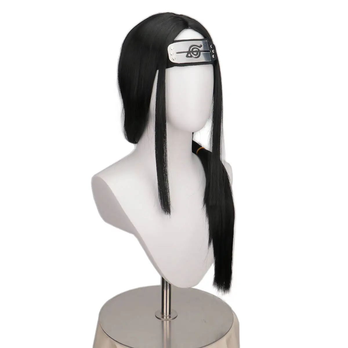 Новый термостойкий парик из си – обзор и цена Anime Cosplay Long Black Hair