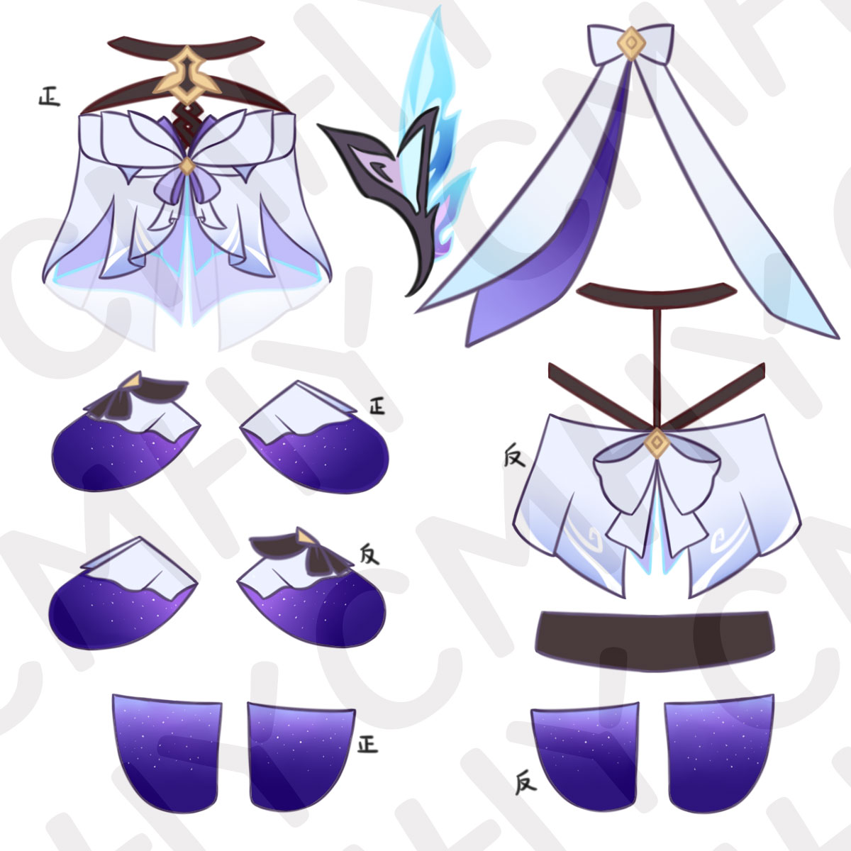 Игра Genshin Impact Skirk Cat, – обзор и цена Anime Cosplay Clothes