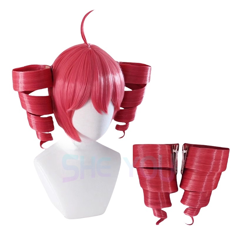 Аниме Kasane Teto парик коспле – обзор и цена Anime Cosplay Red Hair