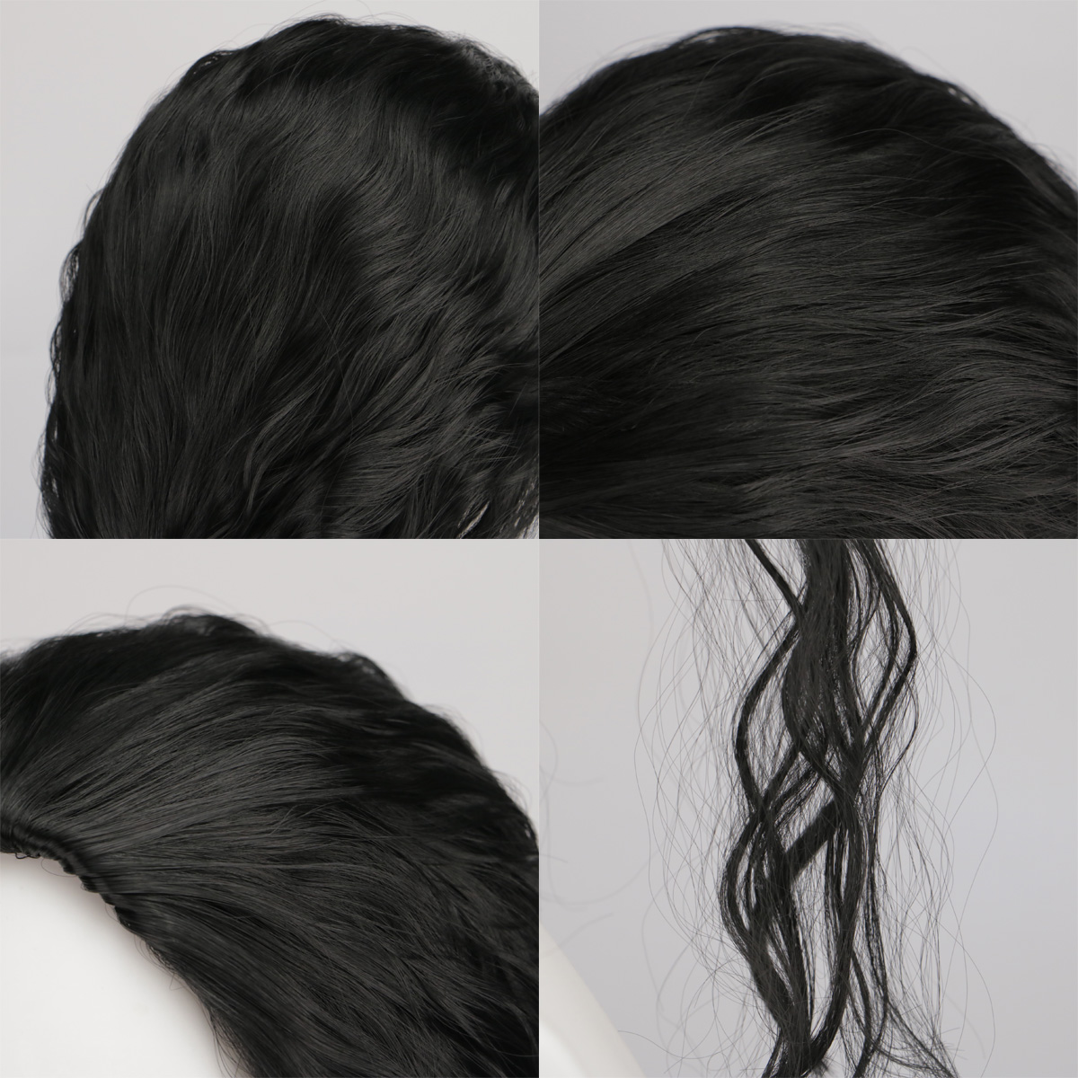 Парик для косплея Майкла Джекс – обзор и цена Anime Cosplay Long Black Hair
