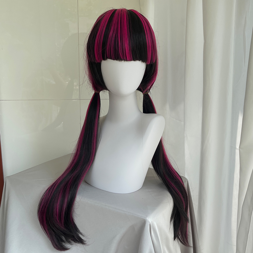 Высококачественный парик для к – обзор и цена Anime Cosplay Long Black Hair